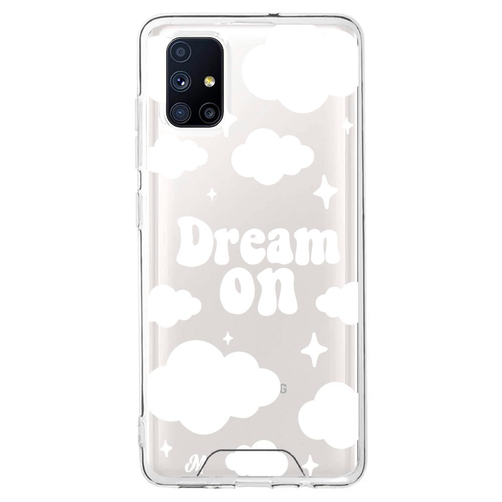 Case para Samsung M51 Dream on blanco - Mandala Cases