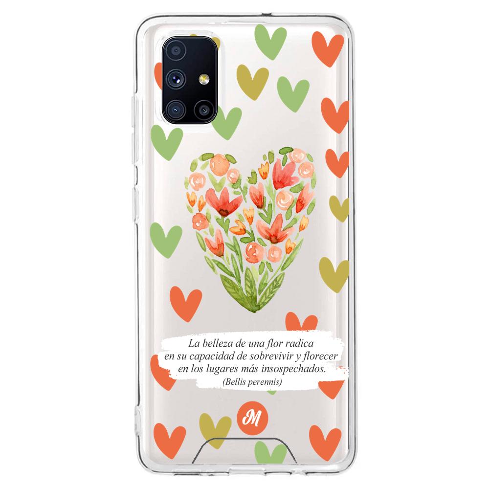 Cases para Samsung M51 Flores de colores - Mandala Cases
