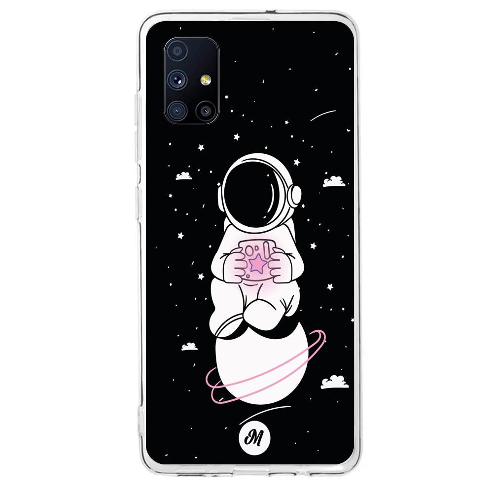 Cases para Samsung M51 Funda Astronauta Remake - Mandala Cases