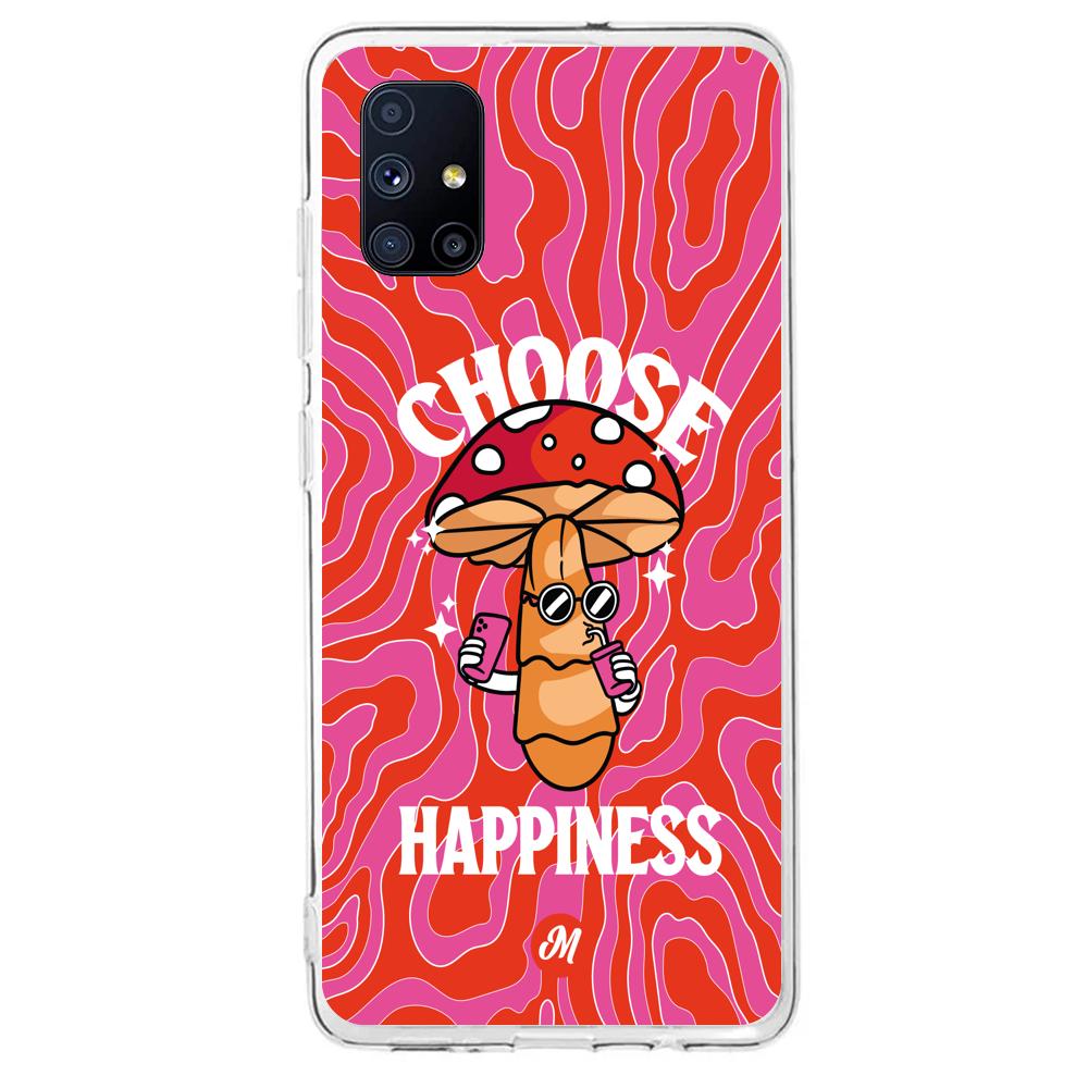 Cases para Samsung M51 Choose happiness - Mandala Cases