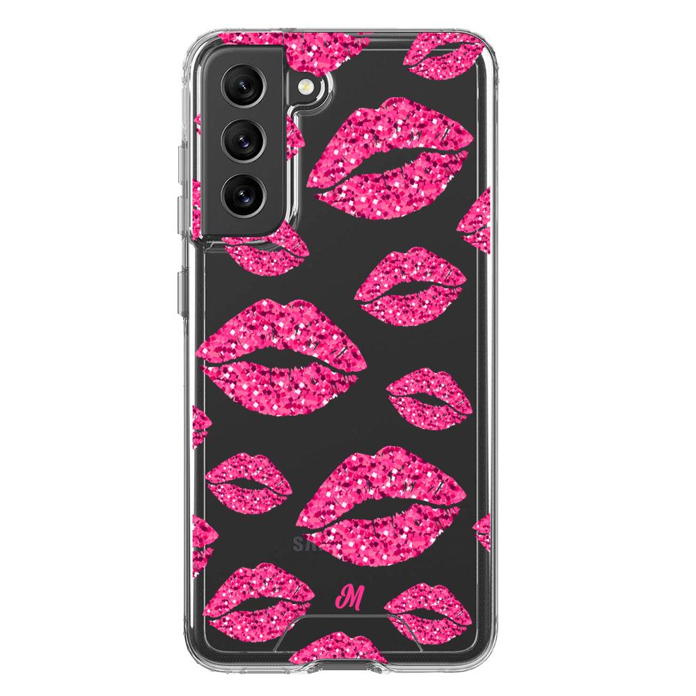 Case para Samsung S21 FE Glitter kiss - Mandala Cases