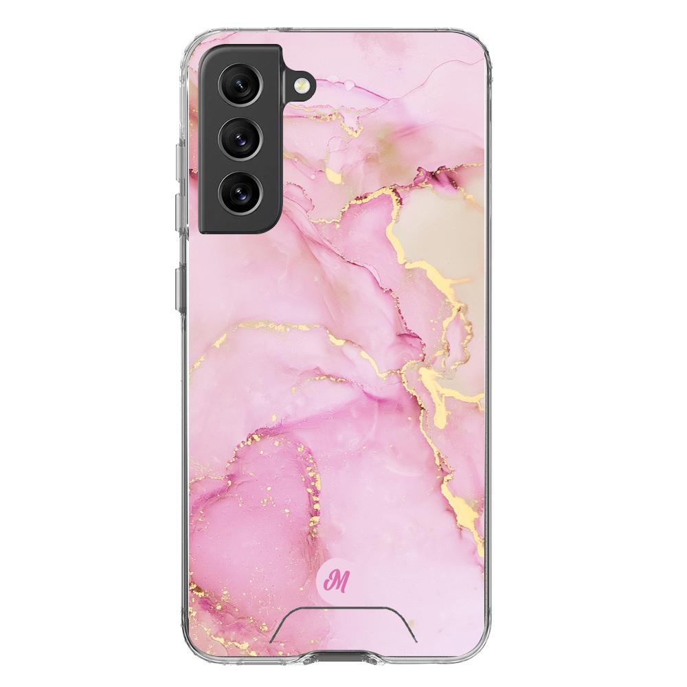 Cases para Samsung S21 FE Pink marble - Mandala Cases