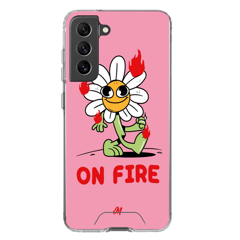 Cases para Samsung S21 FE ON FIRE - Mandala Cases