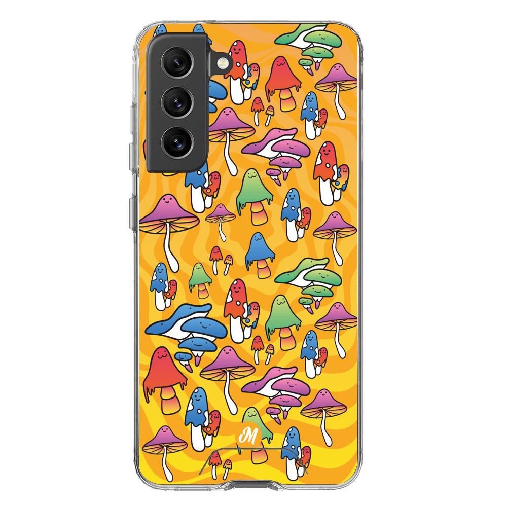 Cases para Samsung S21 FE Color mushroom - Mandala Cases
