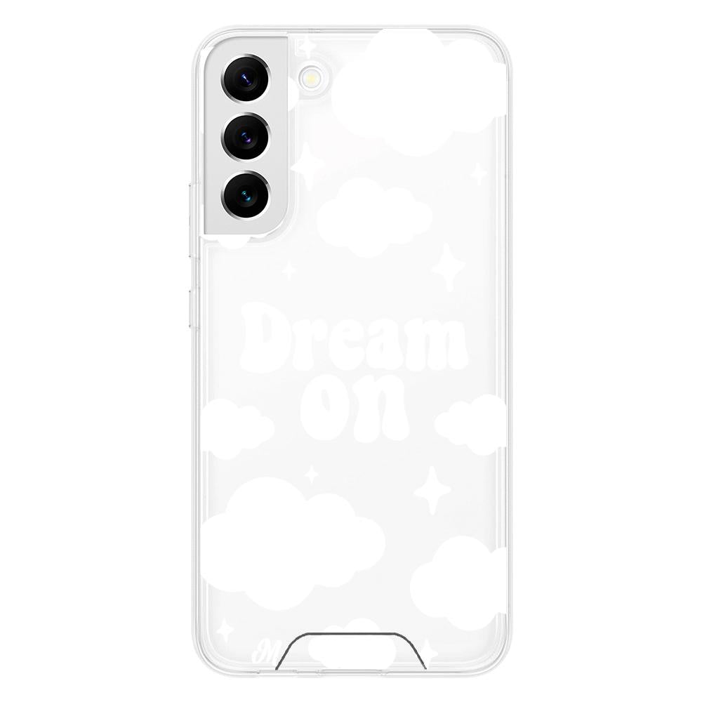 Case para Samsung S22 Dream on blanco - Mandala Cases