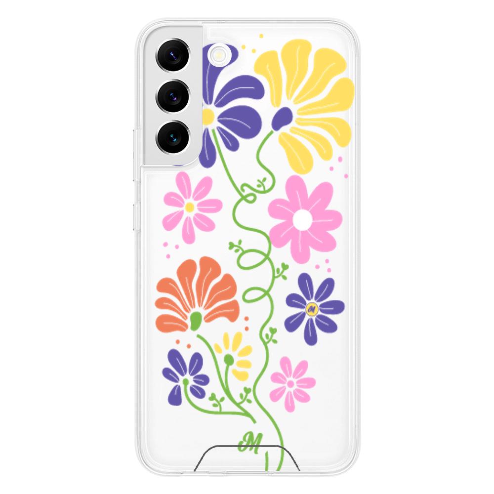 Case para Samsung S22 Flores abstractas - Mandala Cases
