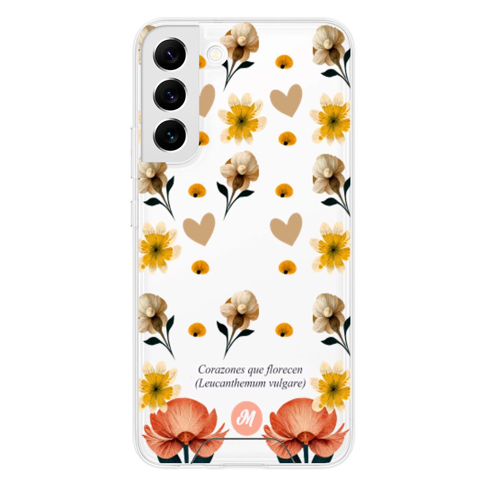 Cases para Samsung S22 Corazones que florecen - Mandala Cases