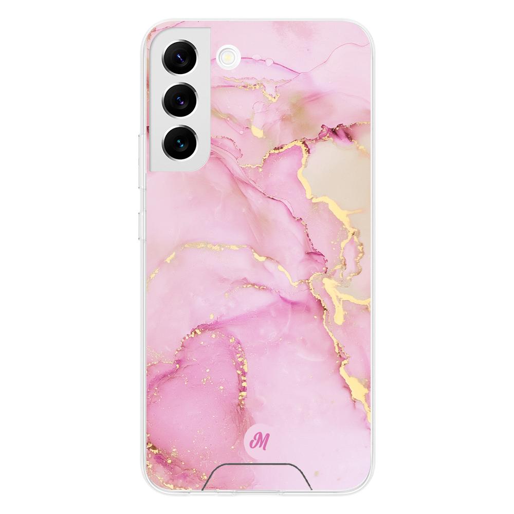 Cases para Samsung S22 Pink marble - Mandala Cases