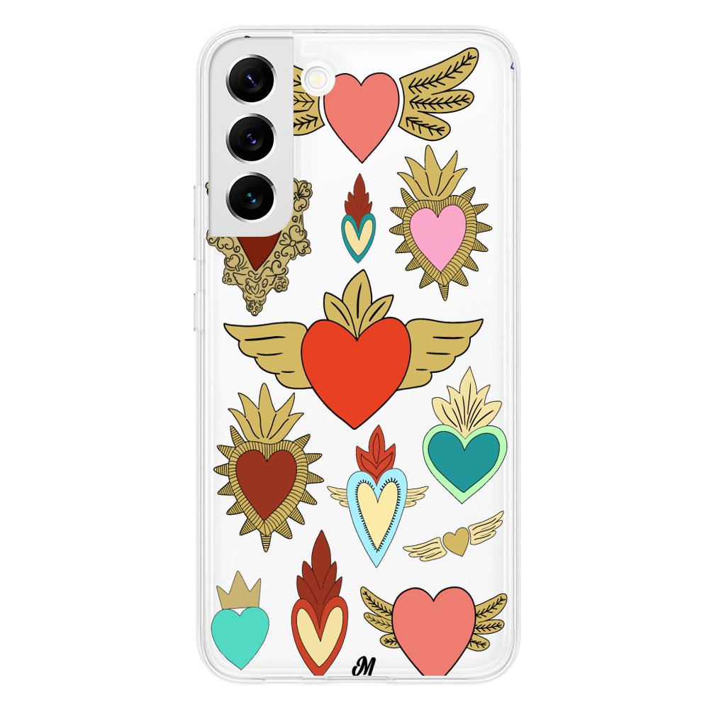 Case para Samsung S22 Plus corazon angel - Mandala Cases