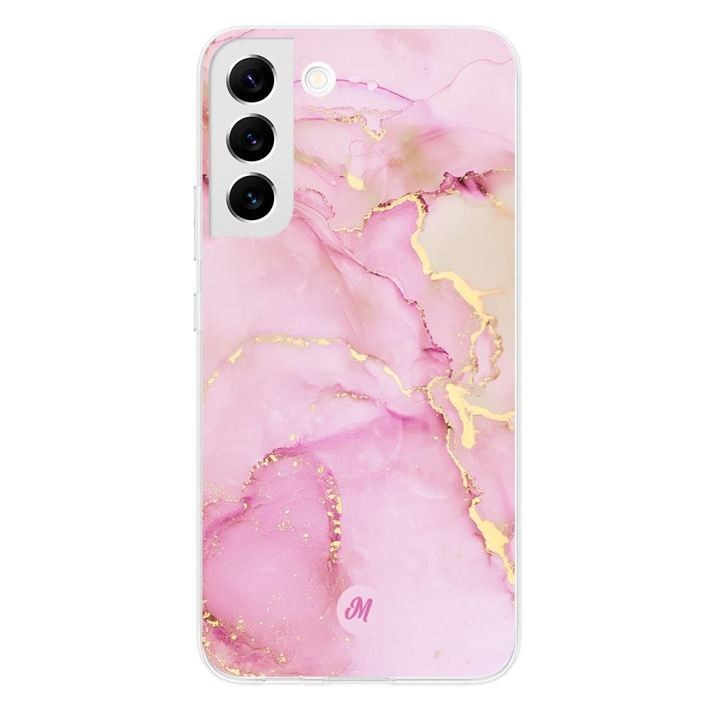 Cases para Samsung S22 Plus Pink marble - Mandala Cases