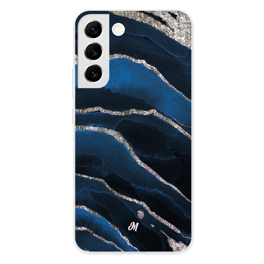 Cases para Samsung S22 Plus Marble Blue - Mandala Cases