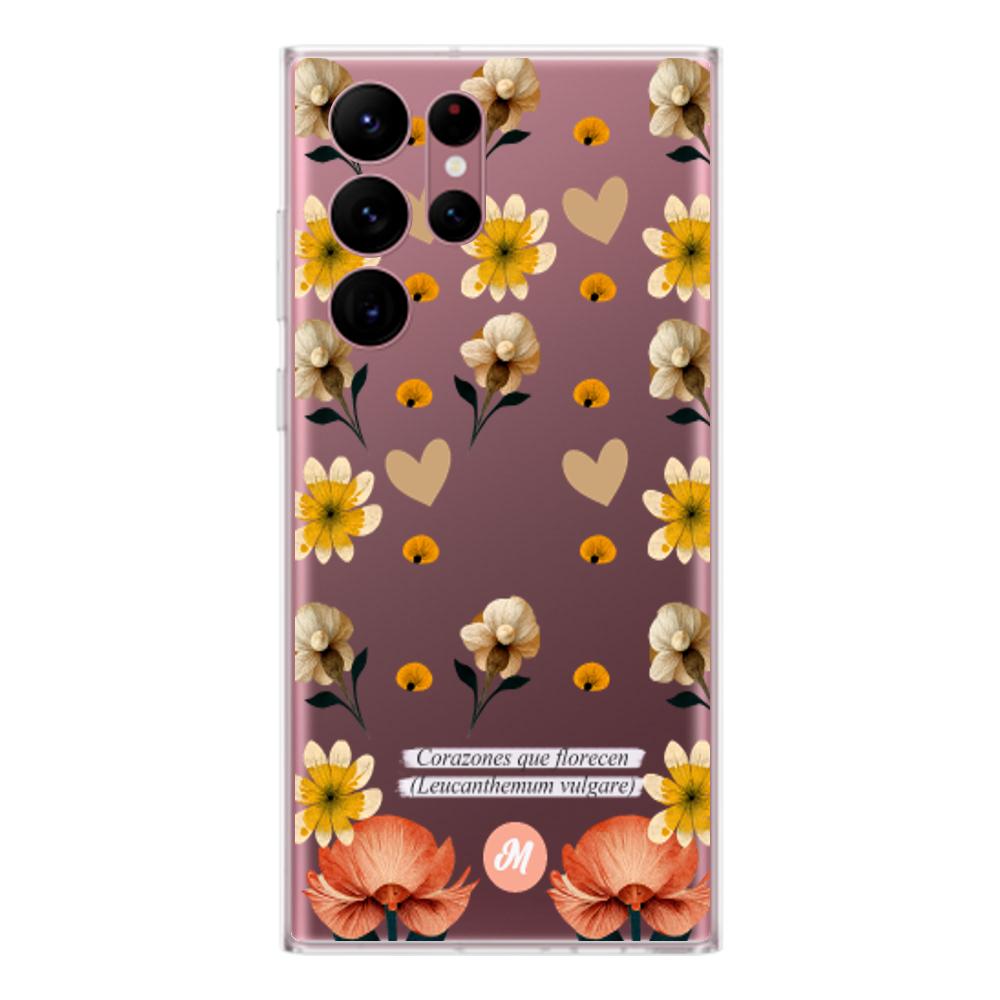 Cases para Samsung S22 Ultra Corazones que florecen - Mandala Cases