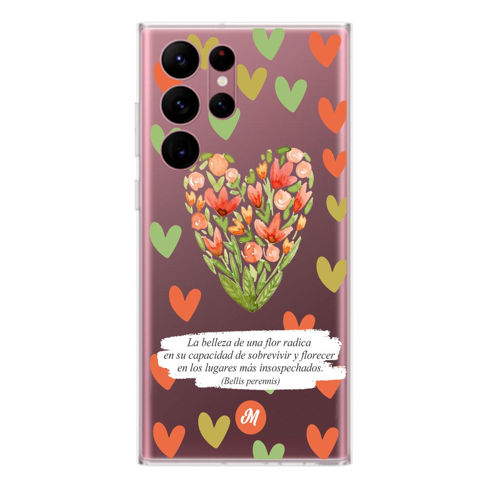 Cases para Samsung S22 Ultra Flores de colores - Mandala Cases