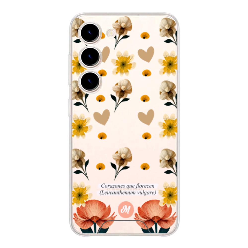 Cases para Samsung S23 Corazones que florecen - Mandala Cases