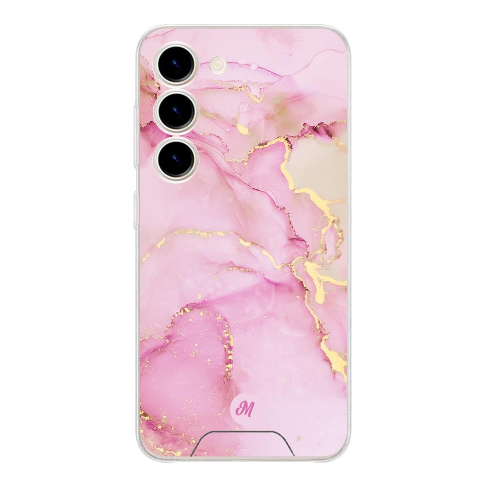 Cases para Samsung S23 Pink marble - Mandala Cases