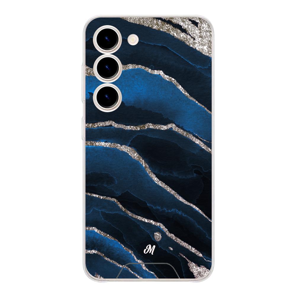 Cases para Samsung S23 Marble Blue - Mandala Cases