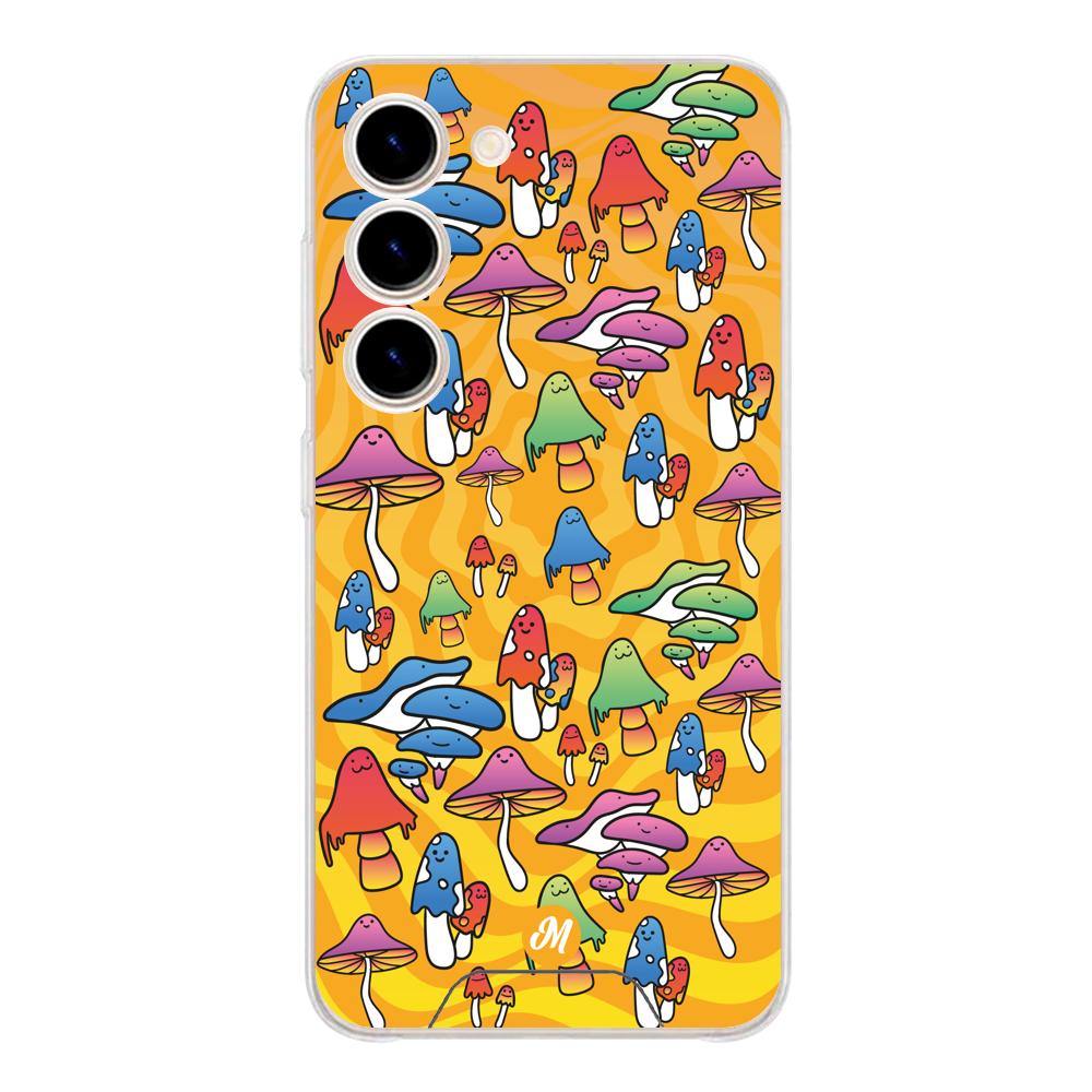 Cases para Samsung S23 Color mushroom - Mandala Cases