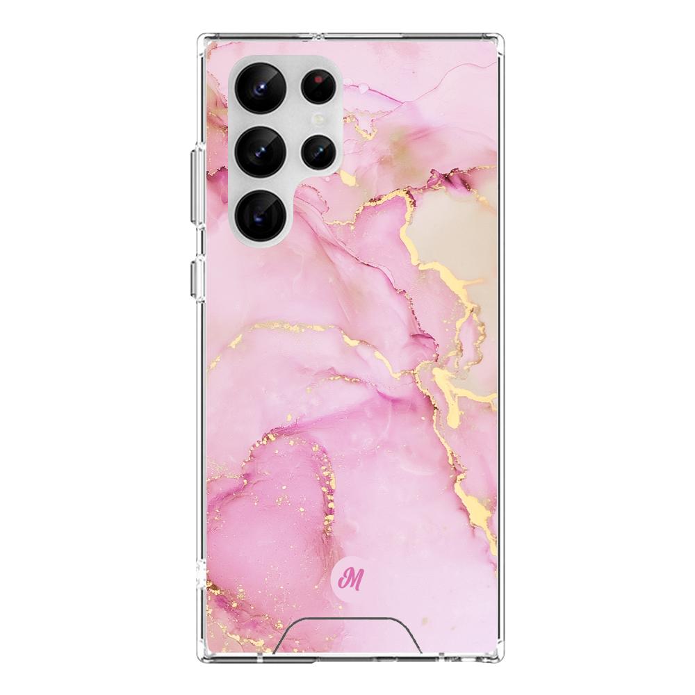 Cases para Samsung S23 Ultra Pink marble - Mandala Cases