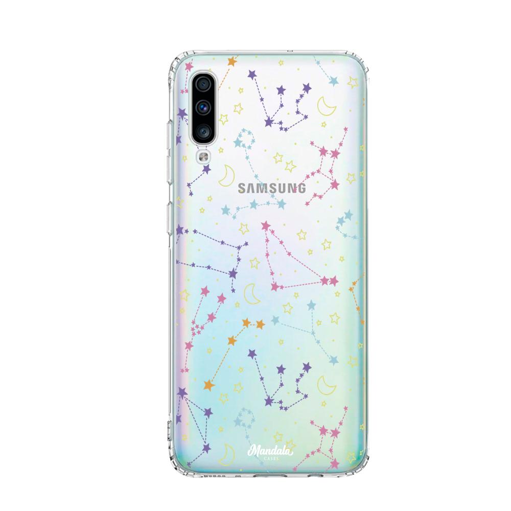 Case para Samsung A70 Funda Pequeñas Estrellas  - Mandala Cases
