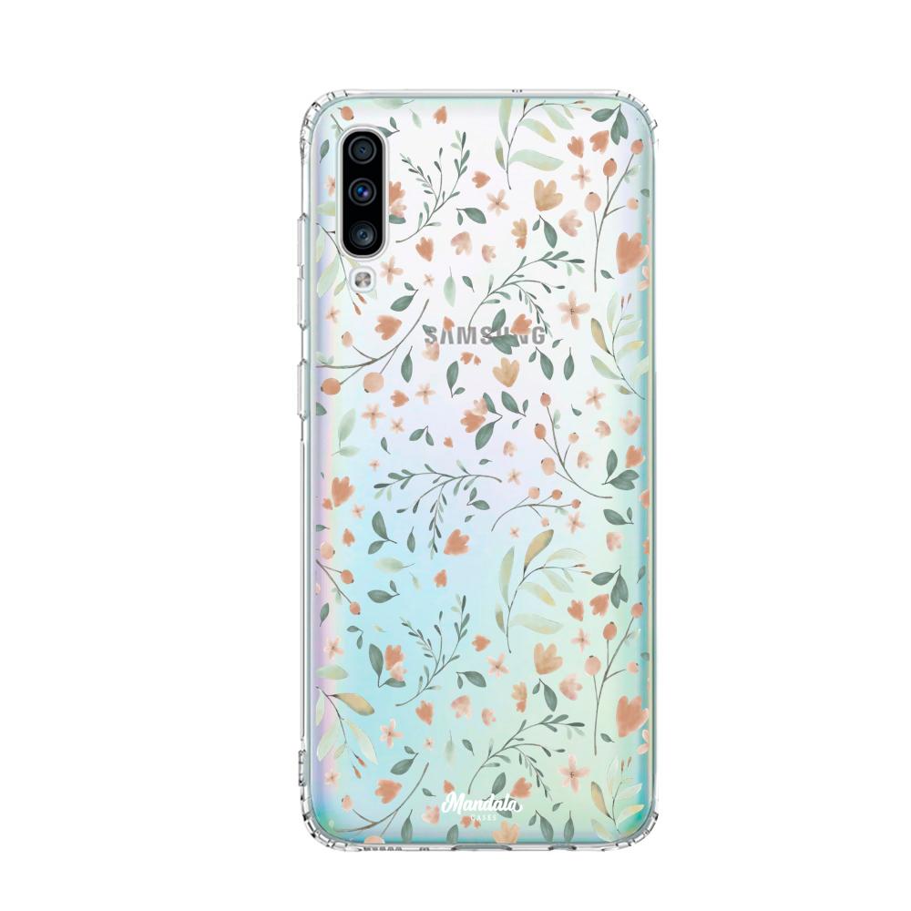 Case para Samsung A70 Funda Flores Delicadas  - Mandala Cases