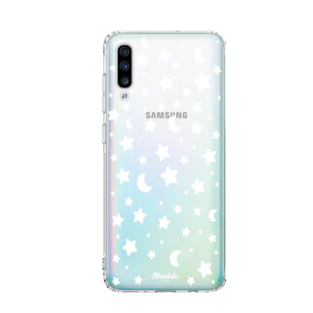 Case para Samsung A70 Funda Universo Blanco - Mandala Cases