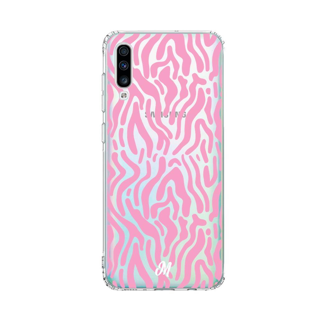 Case para Samsung A70 Líneas Rosadas - Mandala Cases