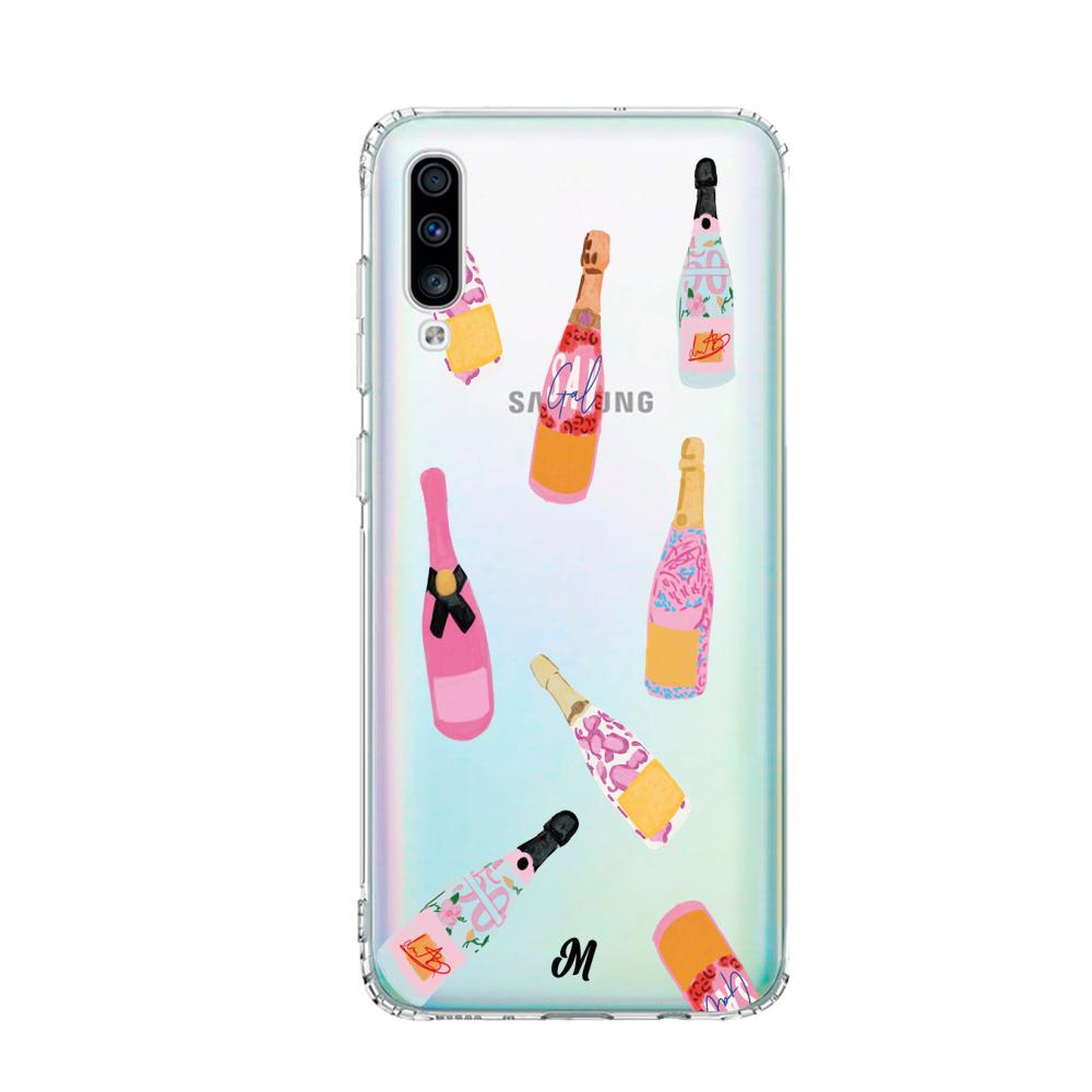 Case para Samsung A70 Champagne Girl-  - Mandala Cases
