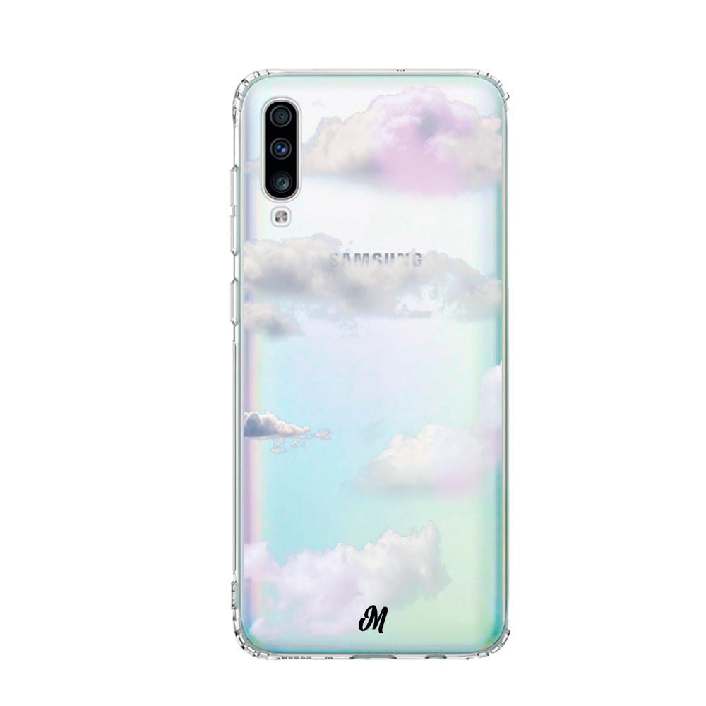 Case para Samsung A70 Nubes Lila-  - Mandala Cases