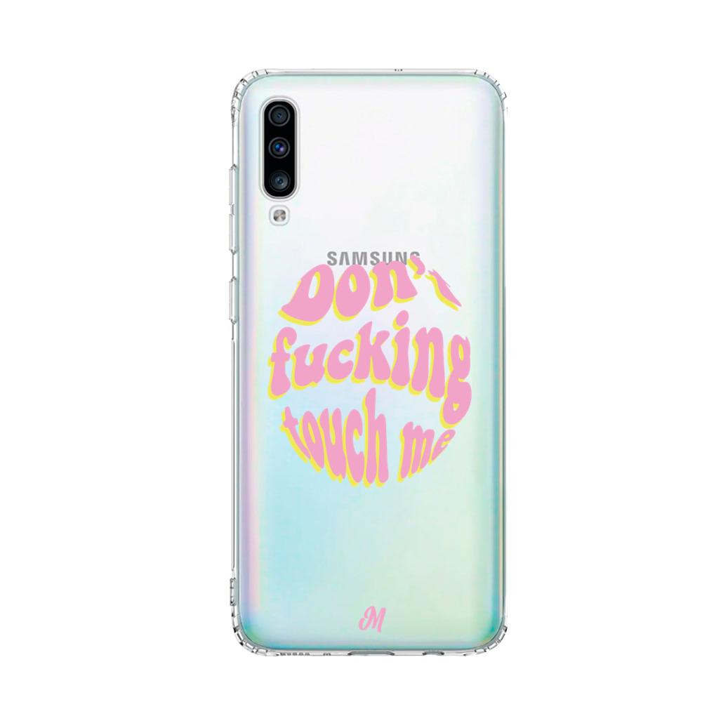 Case para Samsung A70 Don't fucking touch me rosa - Mandala Cases