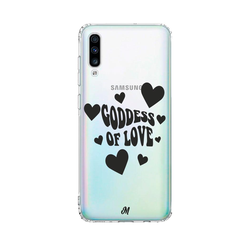 Case para Samsung A70 Goddess of love negro - Mandala Cases