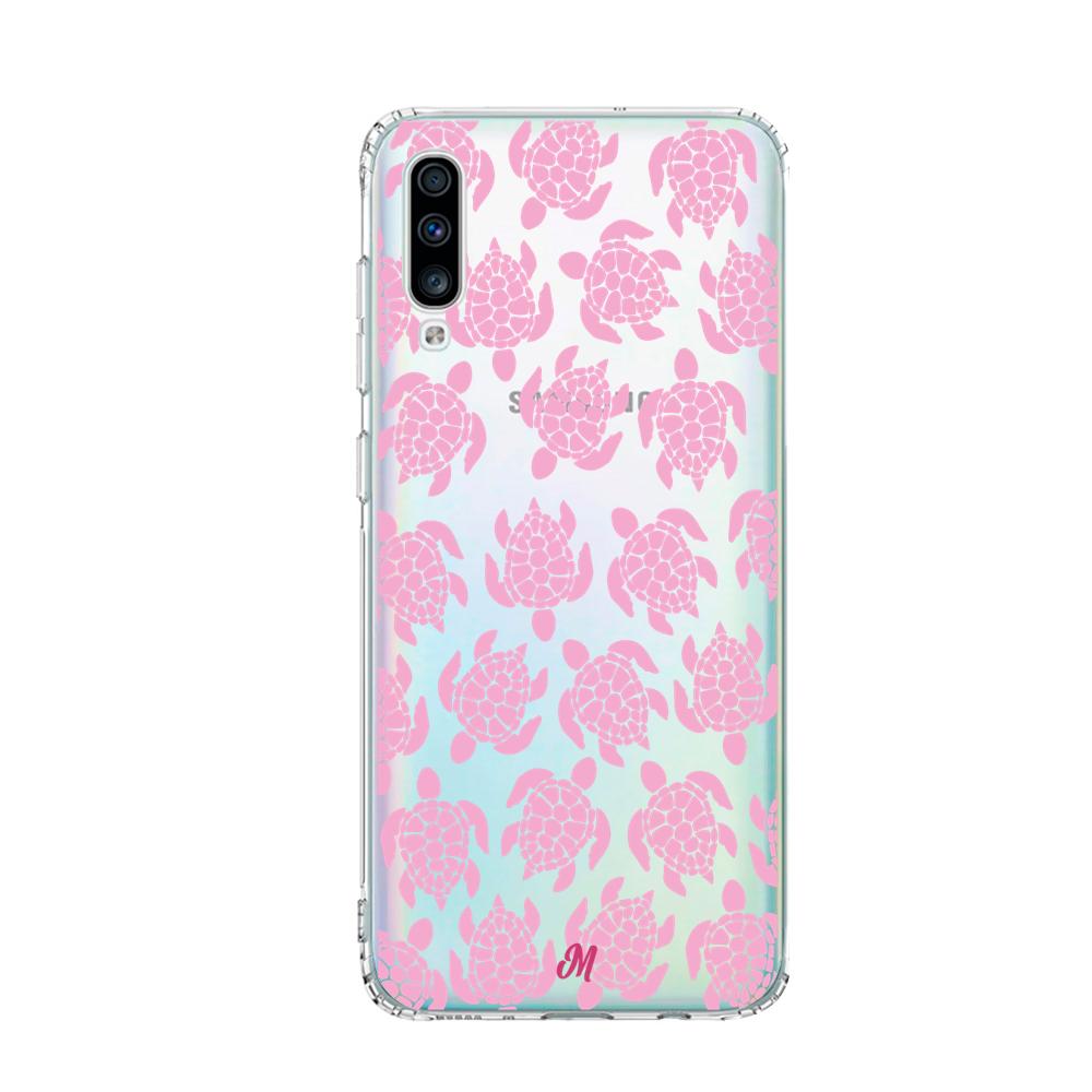Case para Samsung A70 Tortugas rosa - Mandala Cases
