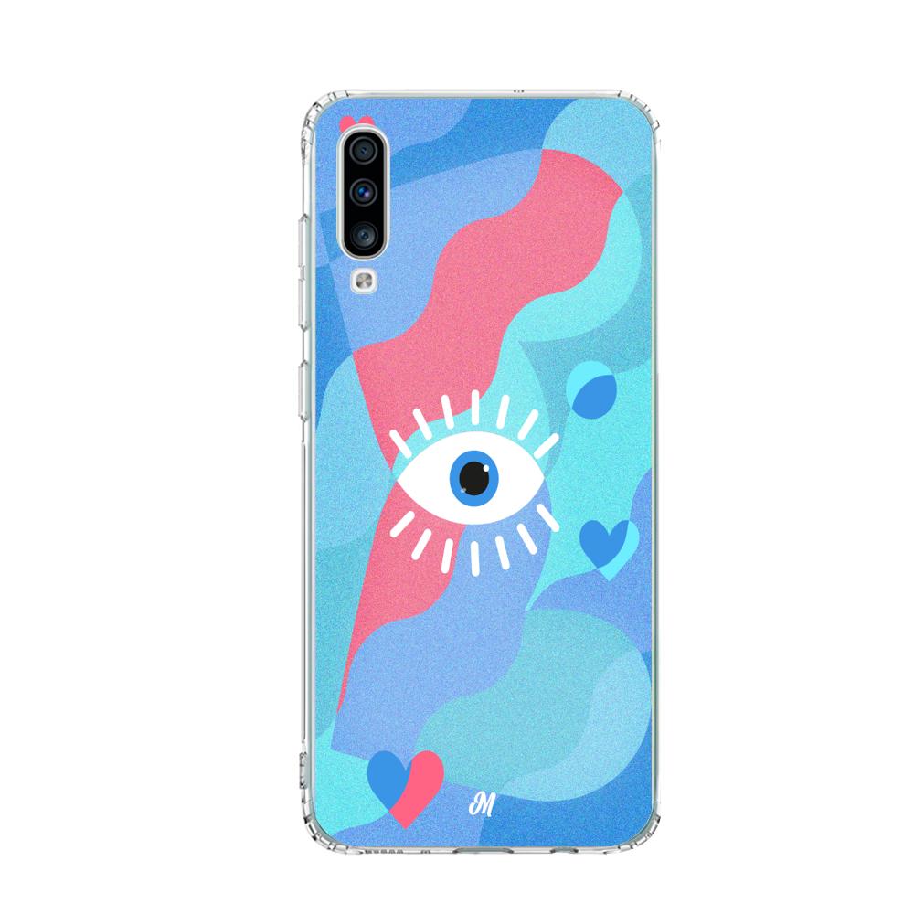 Case para Samsung A70 Amor azul - Mandala Cases