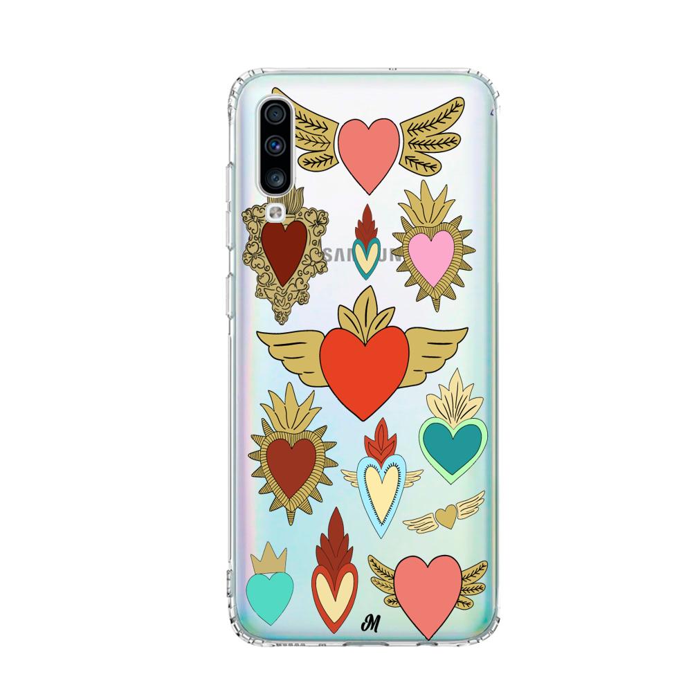 Case para Samsung A70 corazon angel - Mandala Cases