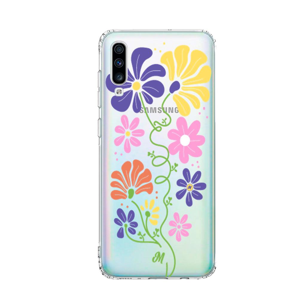 Case para Samsung A70 Flores abstractas - Mandala Cases