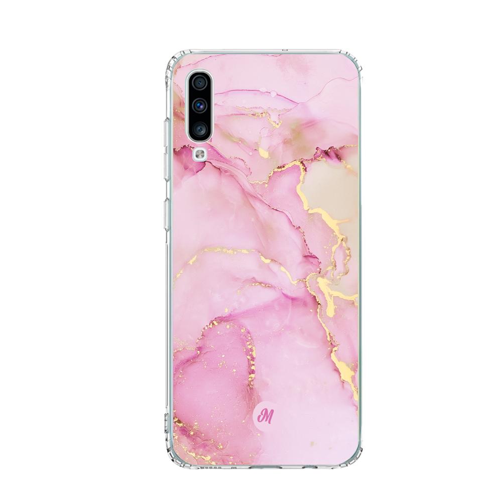 Cases para Samsung A70 Pink marble - Mandala Cases