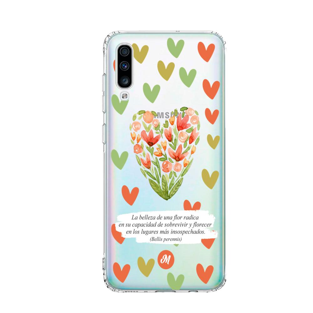 Cases para Samsung A70 Flores de colores - Mandala Cases