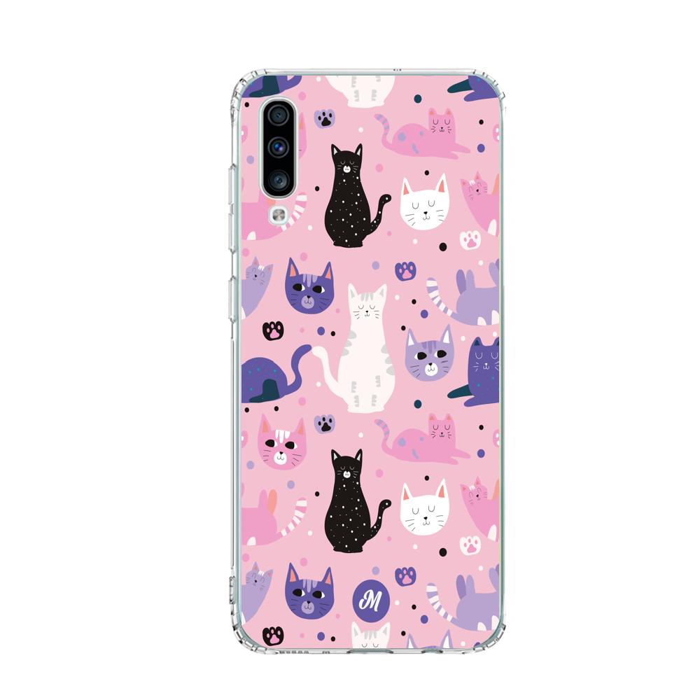 Cases para Samsung A70 Cat case Remake - Mandala Cases