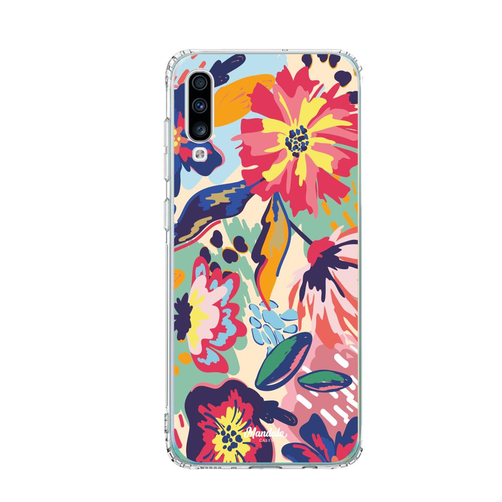 Estuches para Samsung A70 - Colors Flowers Case  - Mandala Cases