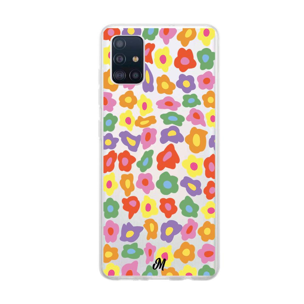 Case para Samsung A71 Flores Retro   - Mandala Cases