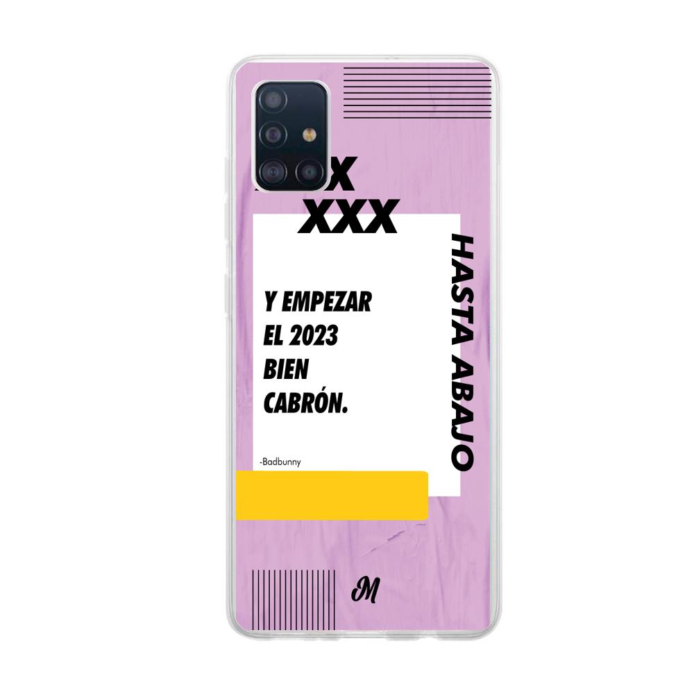 Case para Samsung A71 Y empezar el 2023 morado - Mandala Cases