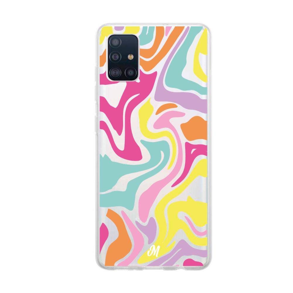Case para Samsung A71 Color lines - Mandala Cases