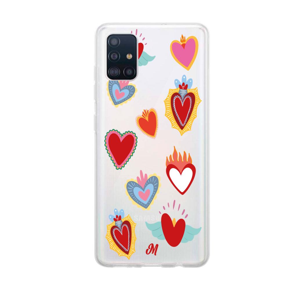 Case para Samsung A71 Corazón de Guadalupe - Mandala Cases