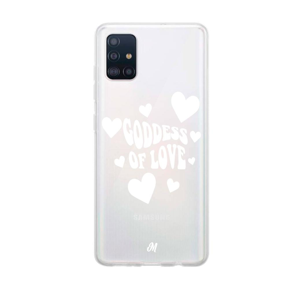 Case para Samsung A71 Goddess of love blanco - Mandala Cases