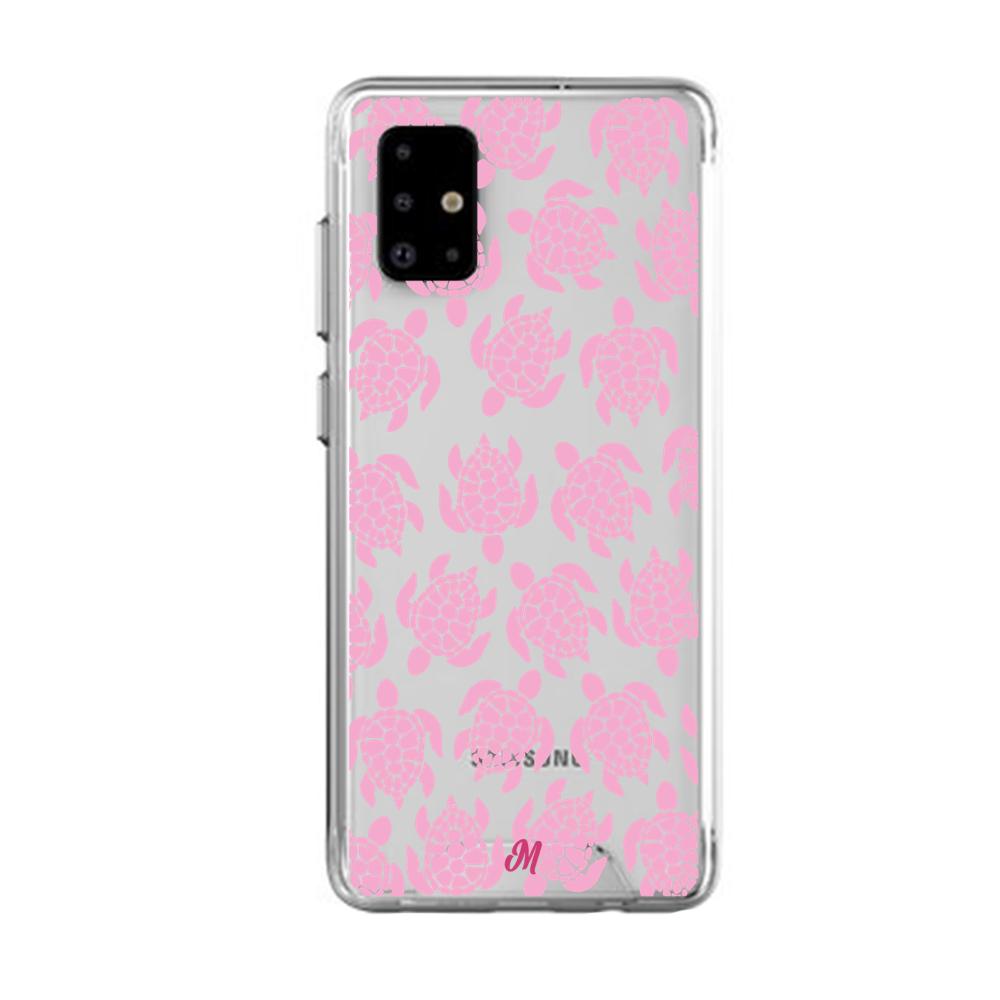 Case para Samsung A71 Tortugas rosa - Mandala Cases