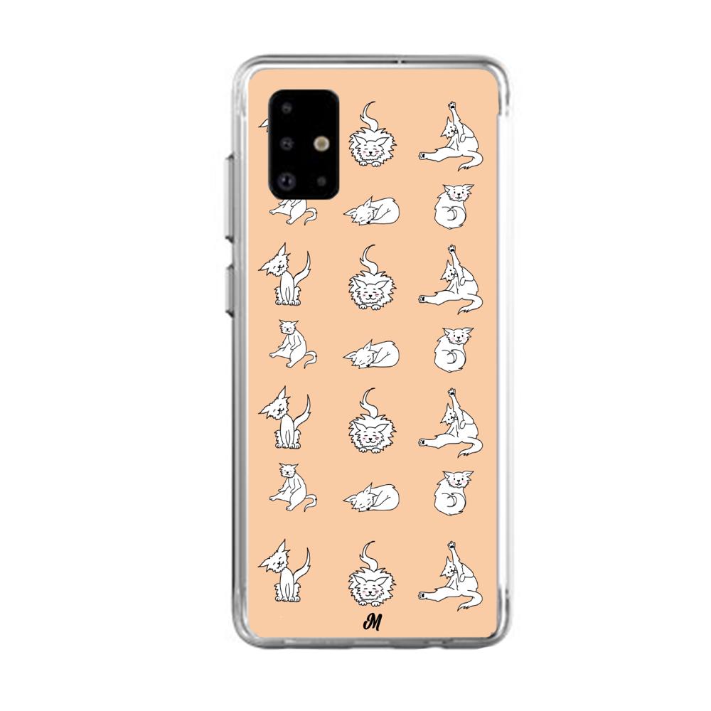 Case para Samsung A71 Yoga gatuna - Mandala Cases