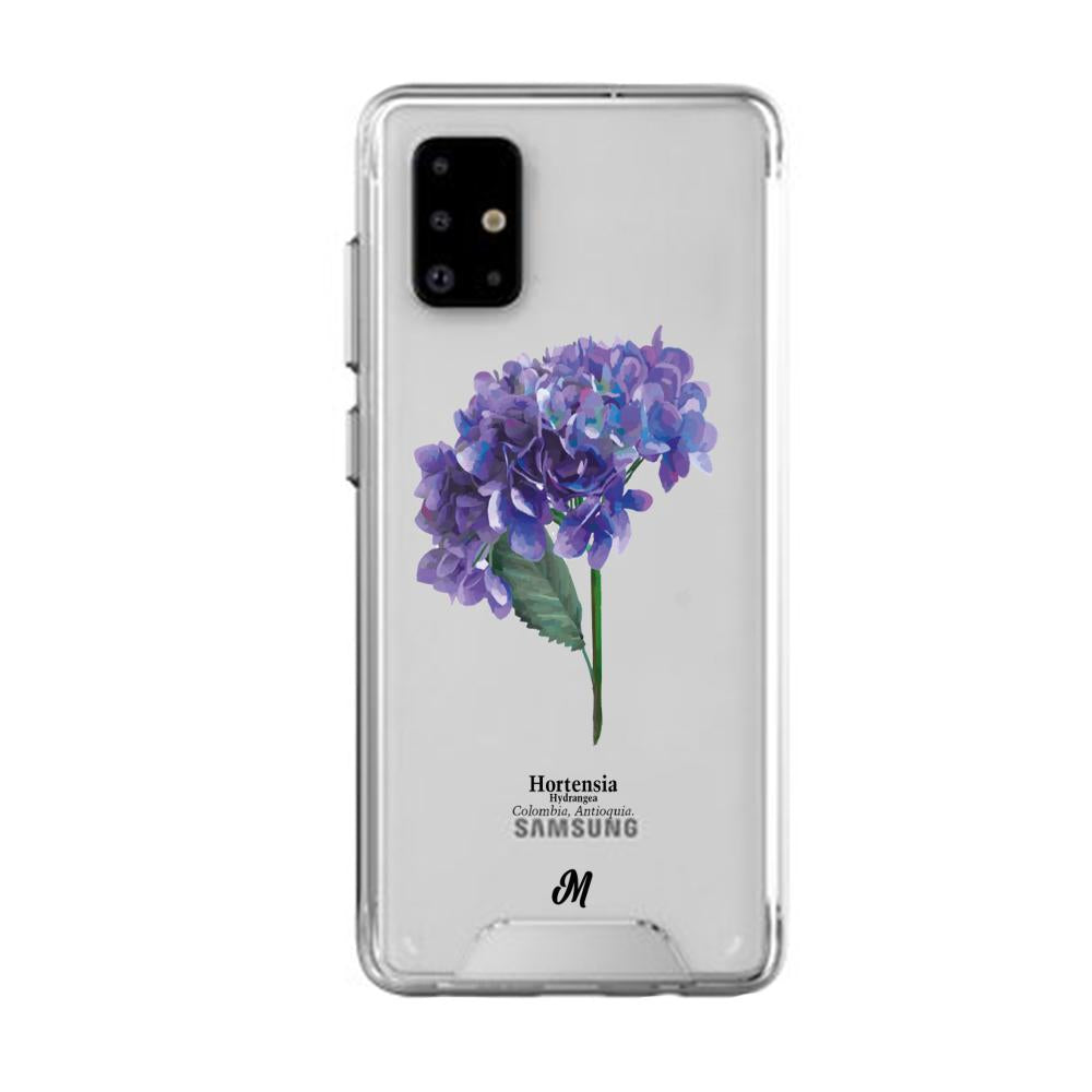 Case para Samsung A71 Hortensia lila - Mandala Cases