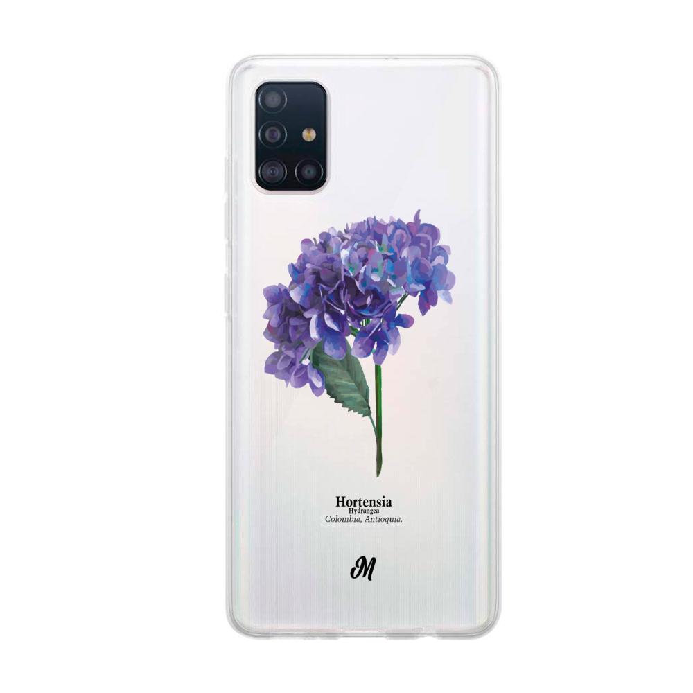 Case para Samsung A71 Hortensia lila - Mandala Cases