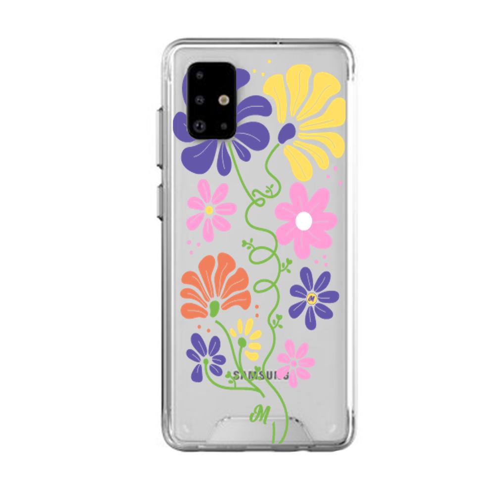 Case para Samsung A71 Flores abstractas - Mandala Cases
