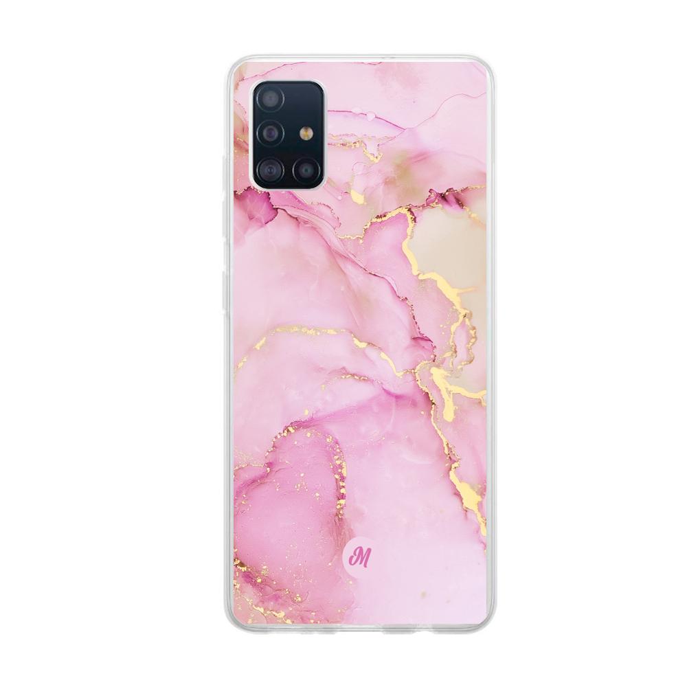 Cases para Samsung A71 Pink marble - Mandala Cases