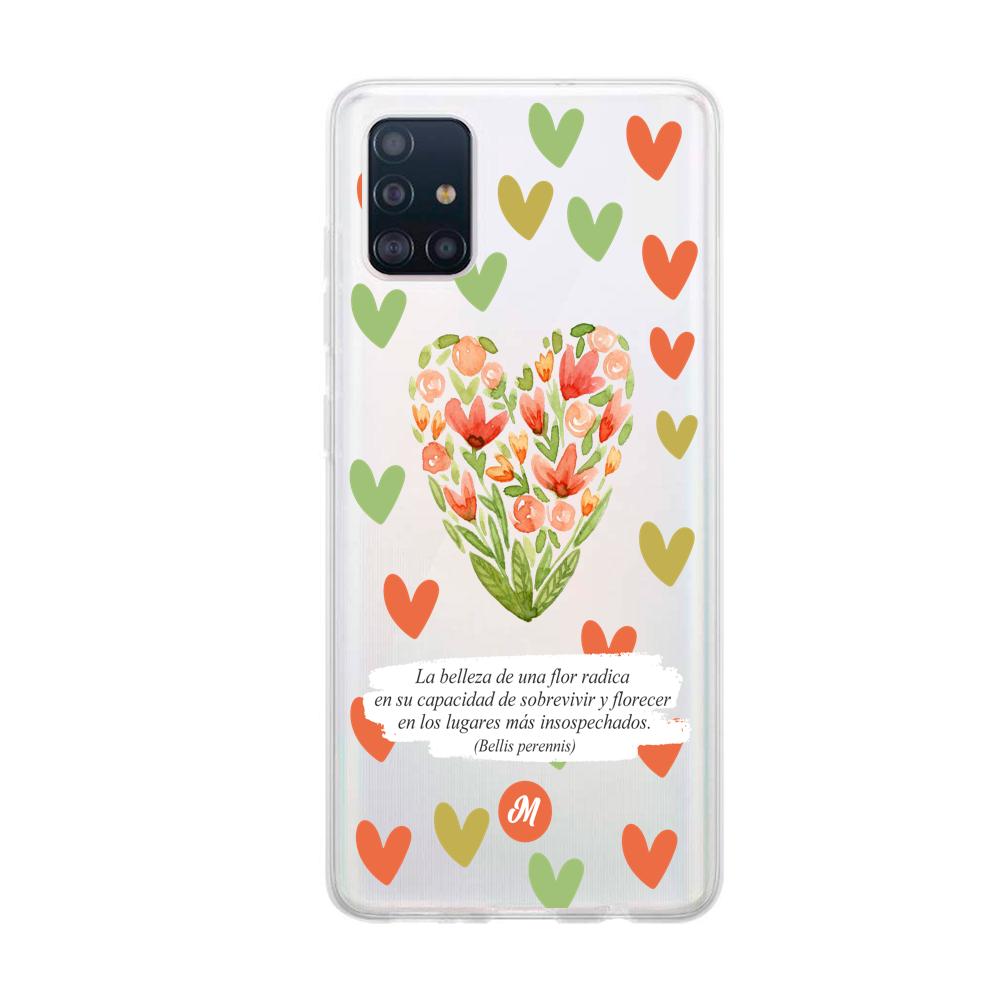 Cases para Samsung A71 Flores de colores - Mandala Cases